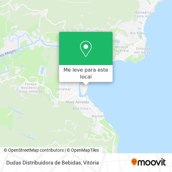 Dudas Distribuidora de Bebidas mapa