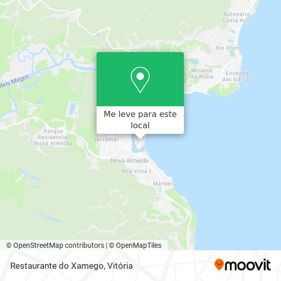 Restaurante do Xamego mapa