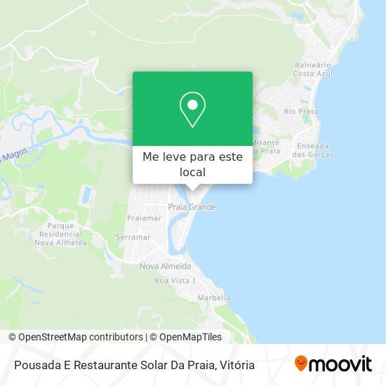 Pousada E Restaurante Solar Da Praia mapa