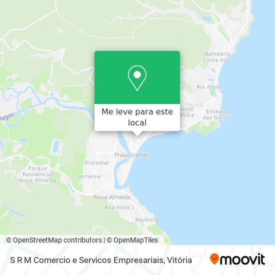 S R M Comercio e Servicos Empresariais mapa