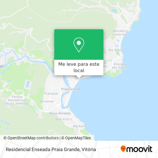 Residencial Enseada Praia Grande mapa