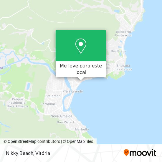 Nikky Beach mapa