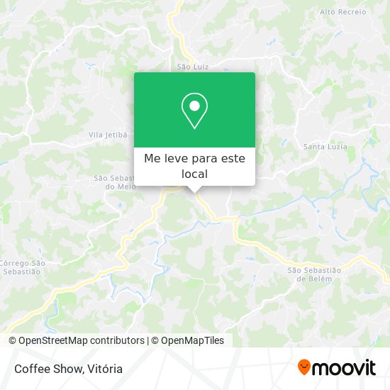 Coffee Show mapa