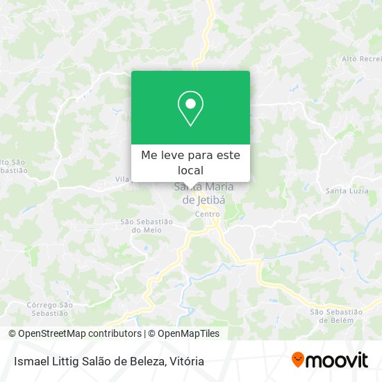 Ismael Littig Salão de Beleza mapa