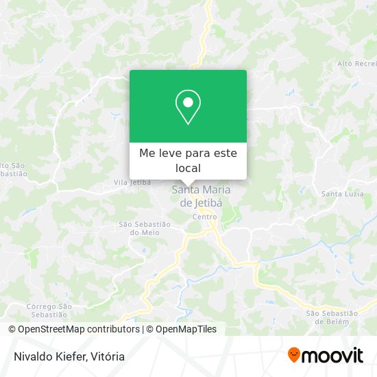 Nivaldo Kiefer mapa