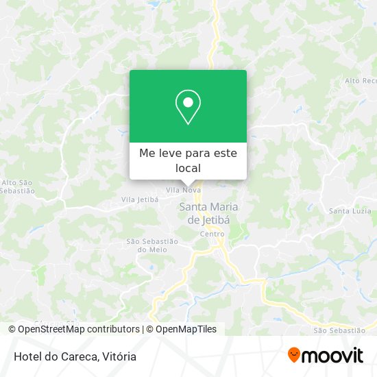 Hotel do Careca mapa