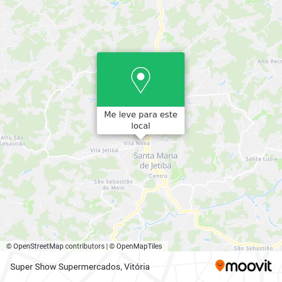 Super Show Supermercados mapa