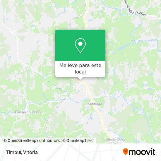 Timbuí mapa