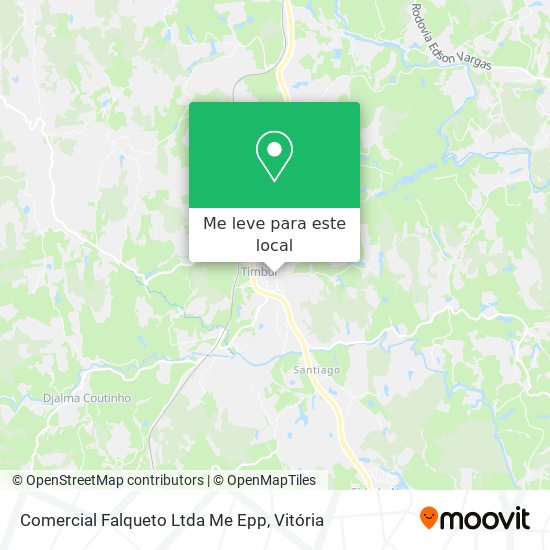 Comercial Falqueto Ltda Me Epp mapa