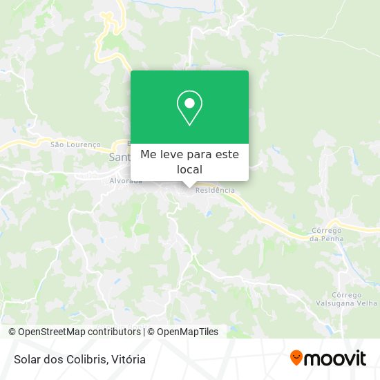 Solar dos Colibris mapa