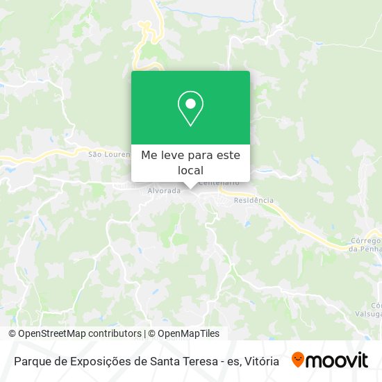 Parque de Exposições de Santa Teresa - es mapa