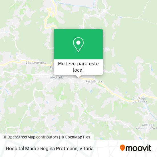 Hospital Madre Regina Protmann mapa