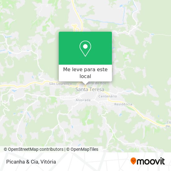 Picanha & Cia mapa