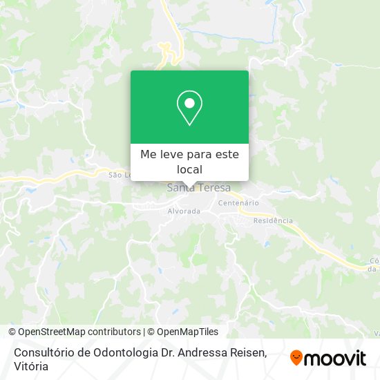 Consultório de Odontologia Dr. Andressa Reisen mapa