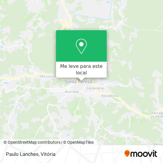 Paulo Lanches mapa