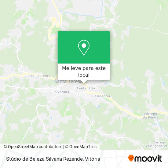 Stúdio de Beleza Silvana Rezende mapa