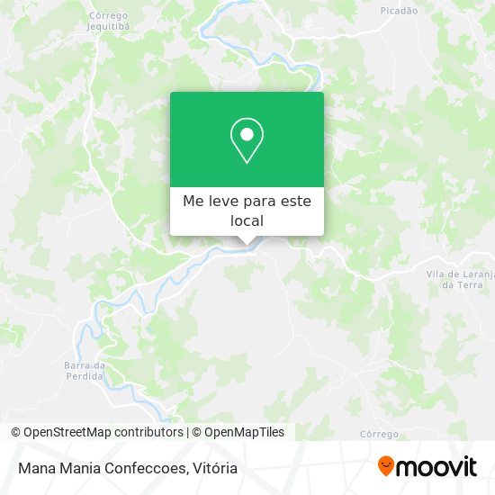 Mana Mania Confeccoes mapa