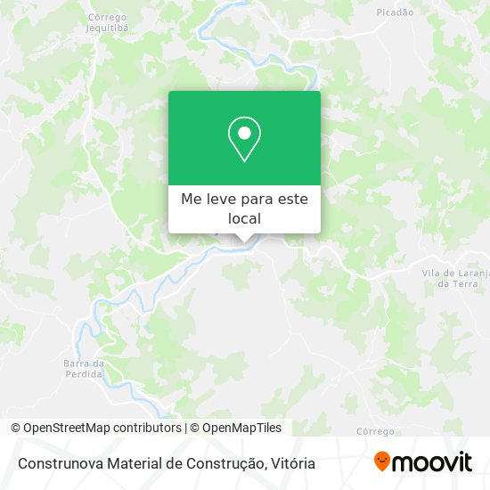 Construnova Material de Construção mapa