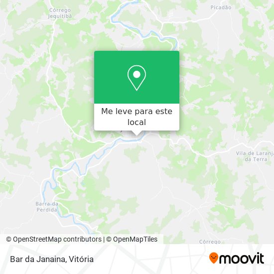 Bar da Janaina mapa