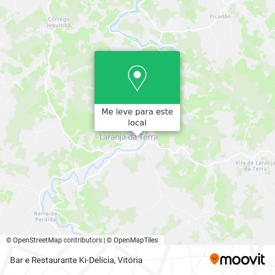 Bar e Restaurante Ki-Delícia mapa