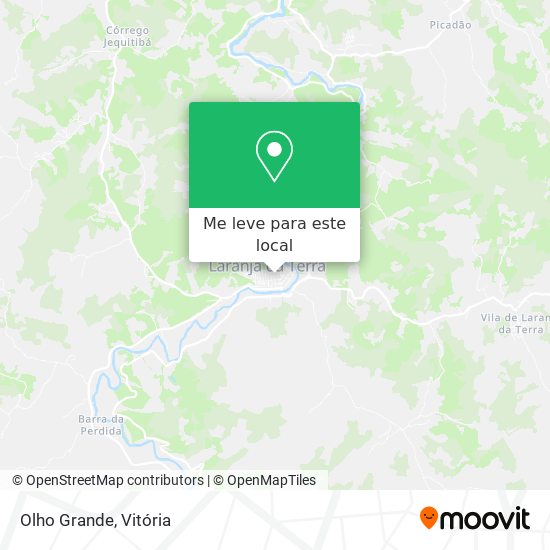 Olho Grande mapa