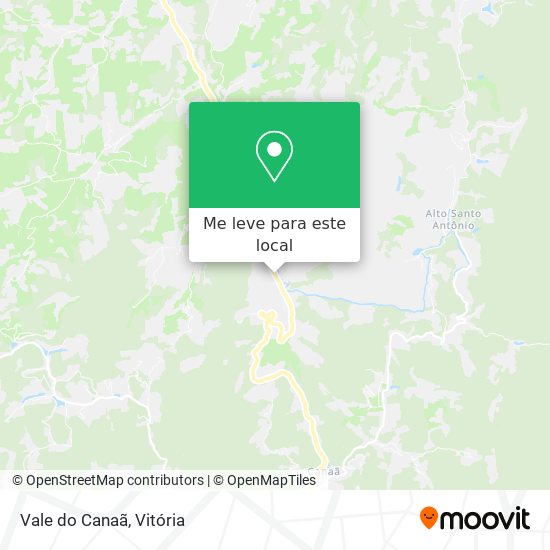 Vale do Canaã mapa