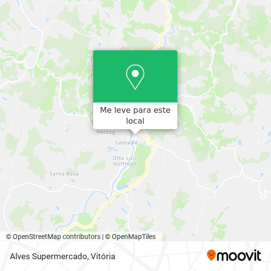Alves Supermercado mapa