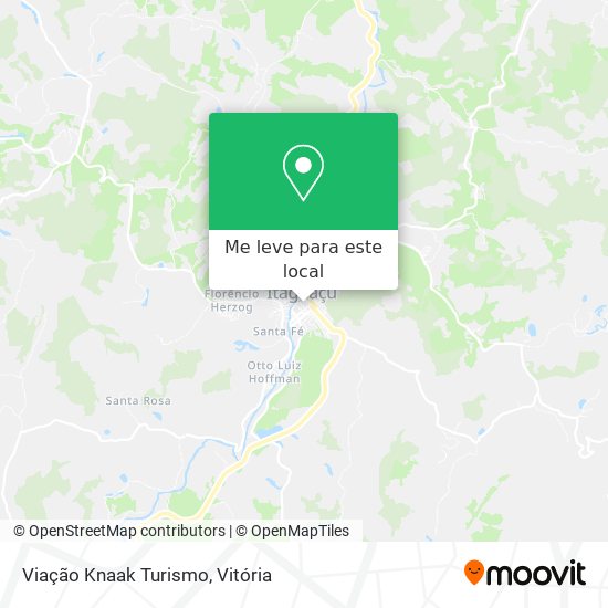 Viação Knaak Turismo mapa