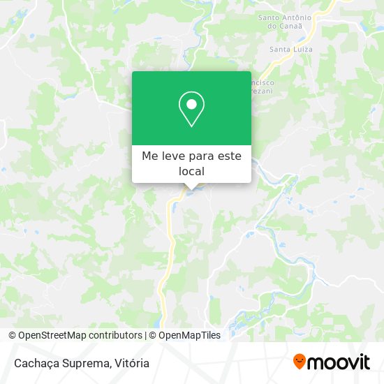 Cachaça Suprema mapa