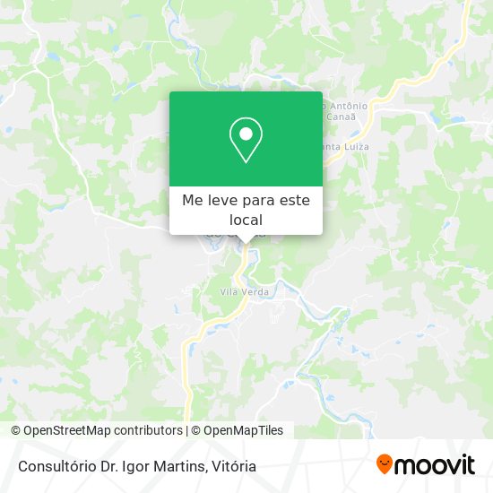 Consultório Dr. Igor Martins mapa