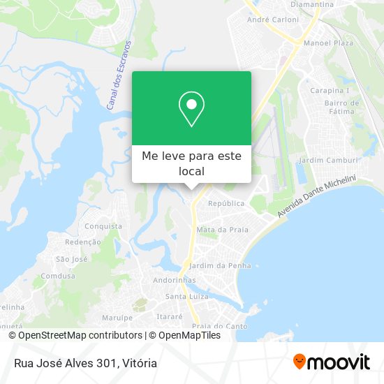Rua José Alves 301 mapa