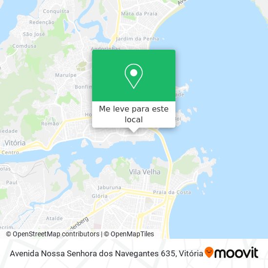 Avenida Nossa Senhora dos Navegantes 635 mapa