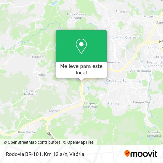 Rodovia BR-101, Km 12 s/n mapa