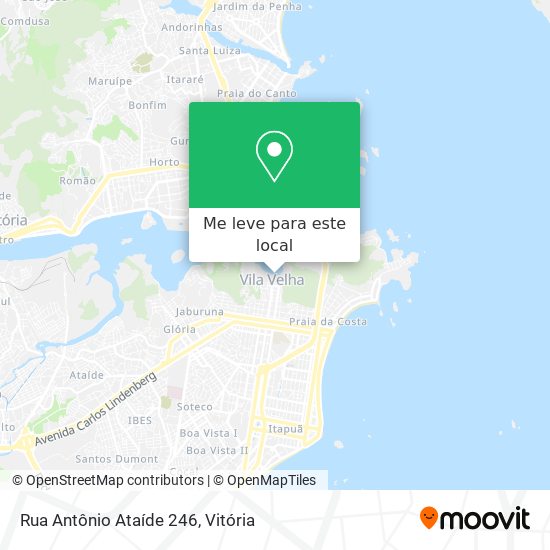 Rua Antônio Ataíde 246 mapa