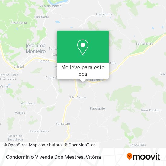 Condomínio Vivenda Dos Mestres mapa
