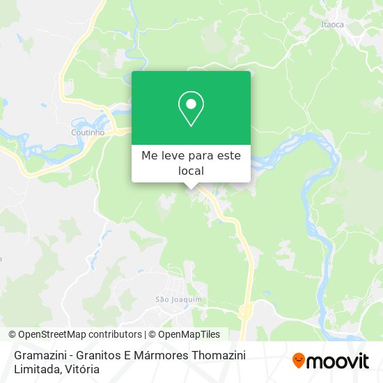 Gramazini - Granitos E Mármores Thomazini Limitada mapa