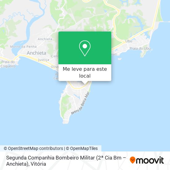 Segunda Companhia Bombeiro Militar (2ª Cia Bm – Anchieta) mapa
