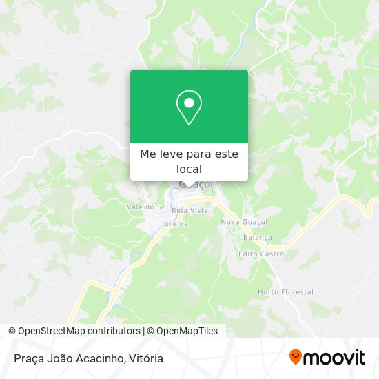 Praça João Acacinho mapa