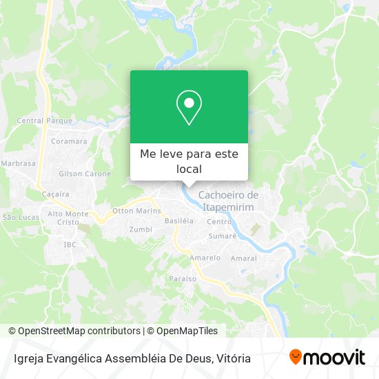 Igreja Evangélica Assembléia De Deus mapa