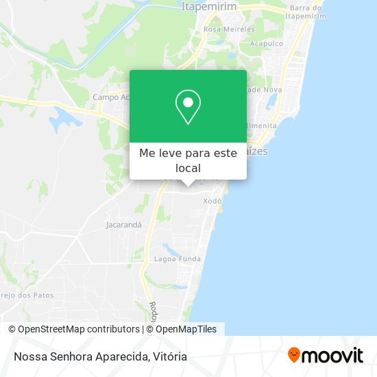 Nossa Senhora Aparecida mapa