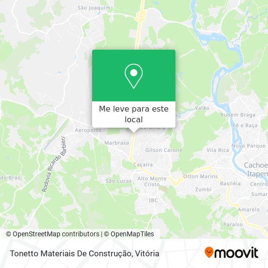 Tonetto Materiais De Construção mapa