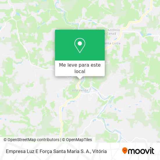 Empresa Luz E Força Santa Maria S. A. mapa