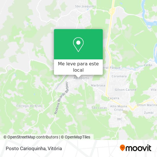 Posto Carioquinha mapa