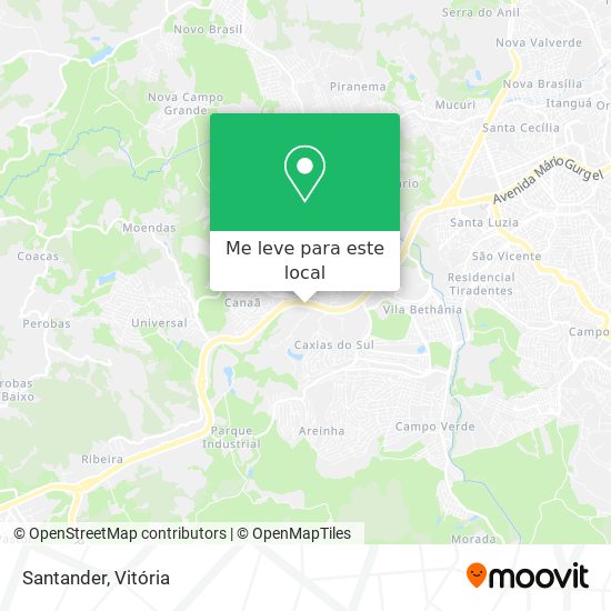 Santander mapa
