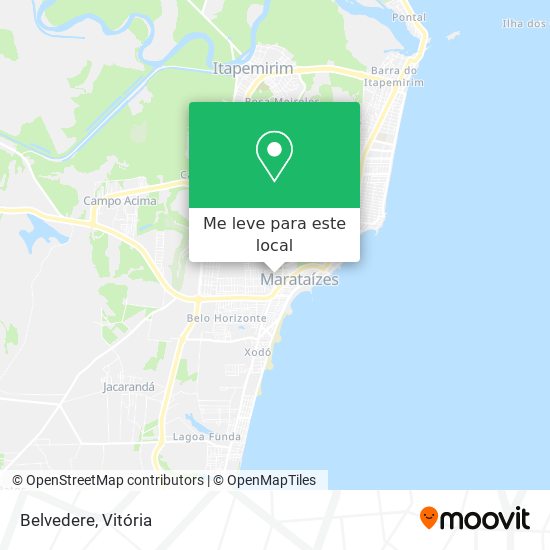 Belvedere mapa