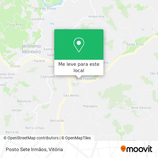 Posto Sete Irmãos mapa