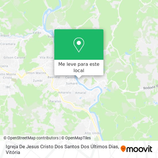 Igreja De Jesus Cristo Dos Santos Dos Últimos Dias mapa