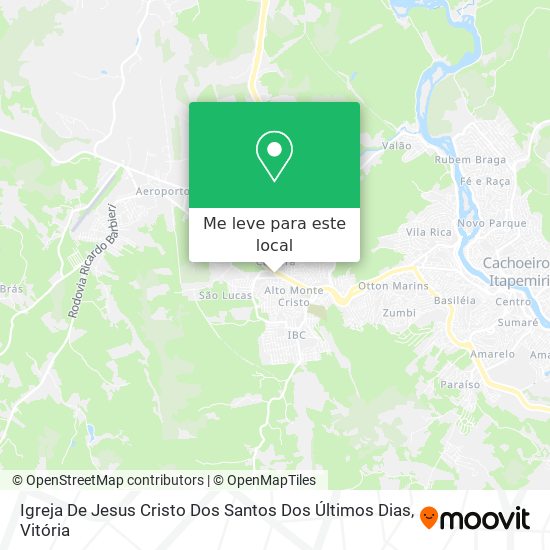 Igreja De Jesus Cristo Dos Santos Dos Últimos Dias mapa