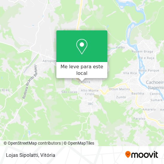 Lojas Sipolatti mapa