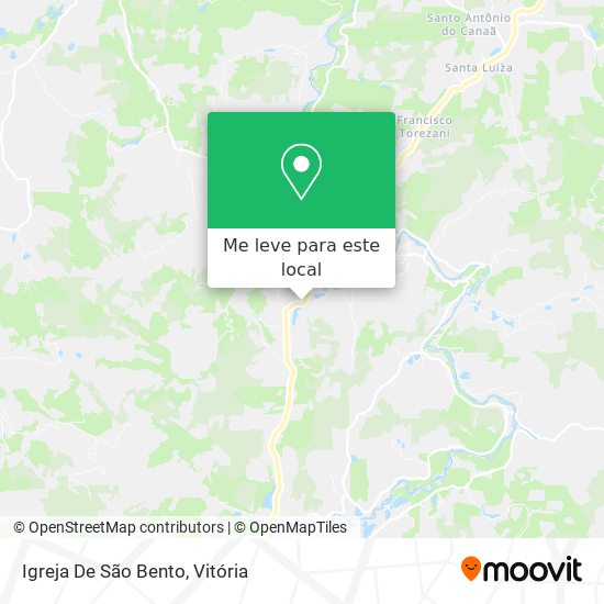Igreja De São Bento mapa